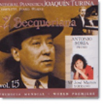 Becqueriana  Joaquín Turina, obra completa para piano