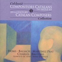 Compositores catalanes del siglo XX - vol. IV - Quintetos de viento