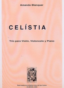 Celístia, trio for violin, violoncello and piano