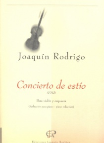 Concierto de estío (reducció per a violí i piano)