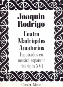 Cuatro madrigales amatorios (medium voice)