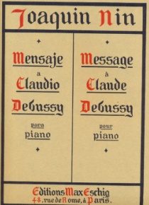 Méssage à Claude Debussy