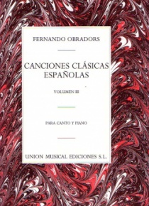 Canciones clásicas españolas, III