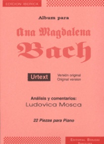 Album para Ana Magdalena (URTEXT) (L.Mosca), by Johann Sebastian Bach