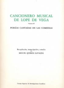 Cancionero Musical de Lope de Vega Vol. III
