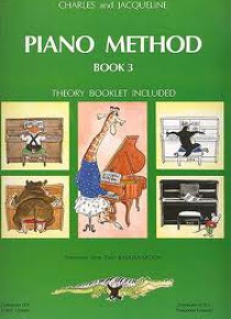Piano method book 3 (theory booklet included)