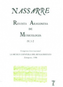 Nassarre. Revista Aragonesa de Musicología, IV, 1-2