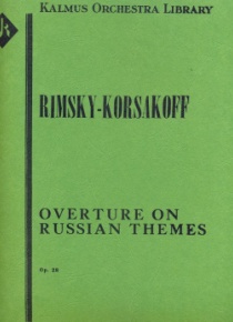 Ouverture on Russian themes, op. 28
