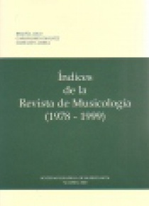 Índices de la Revista de Musicología (1978-1999)
