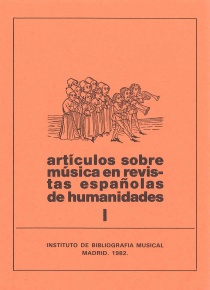 Artículos de música en revistas españolas de Humanidades