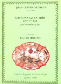 Seis sonatas en trío (Nº IV-IX), para dos violines y bajo