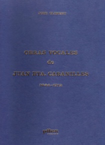 Obres vocals de J. B. Cabanilles