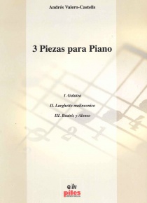 3 piezas para piano