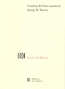 Catàleg del fons musical Josep M. Ruera