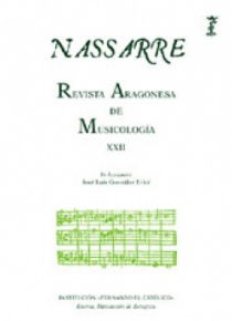 Nassarre. Revista Aragonesa de Musicología, XXII