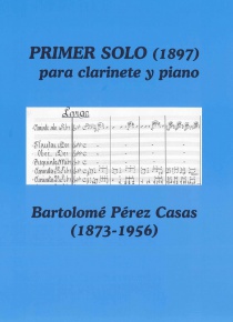 Primer solo para clarinete y piano (1897)