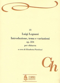 Introduction, Theme and Variations Op. 224 for Guitar, de Luigi Legnani
