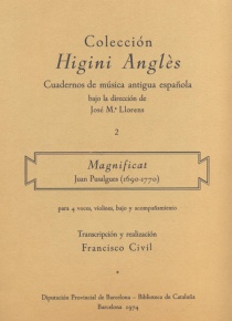 Colección Higini Anglés. Magnificat