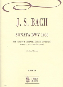Sonata BWV 1033 for Flute and Guitar (Continuo), de Johann Sebastian Bach