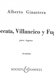 Tocata, villancico, and fugue on Bach op. 18 (Organo)