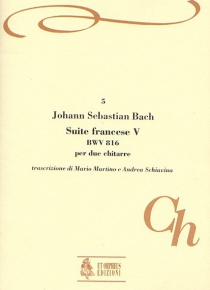 French Suite No. 5 BWV 816 for 2 Guitars, de Johann Sebastian Bach