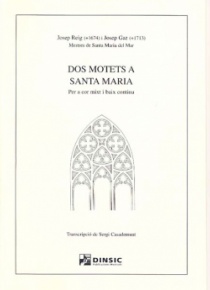 Two motets to the Virgin Mary