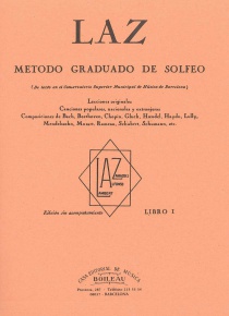LAZ, Método de Solfeo Vol.1º, de Lambert/Alfonso/Zamacois