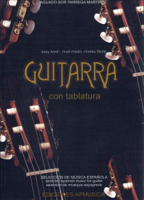 Guitarra con tablatura