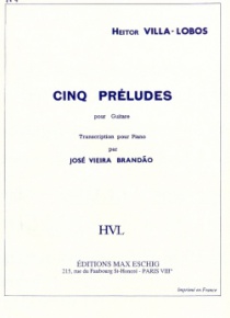 Prélude núm. 4 for guitar (arranged for piano)