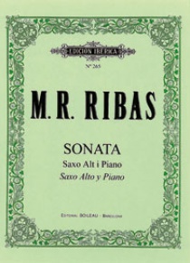 Sonata saxo alto Mi bemol y piano, by M. Rosa Ribas