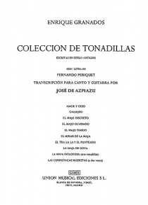 Colección de tonadillas al estilo antiguo (voice and guitar)