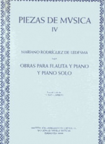 Obras para flauta y piano y piano solo