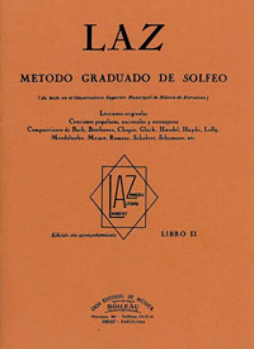 LAZ, Método de Solfeo Vol.2º, de Lambert/Alfonso/Zamacois