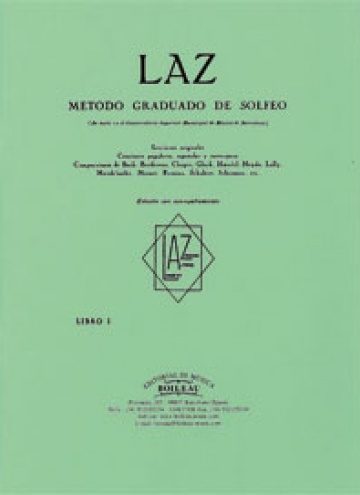 LAZ. Método de solfeo 1º acompañamiento, de Lambert/Alfonso/Zamacois