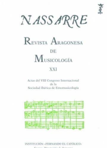 Nassarre. Revista Aragonesa de Musicología, XXI