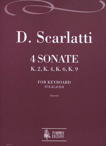 4 Sonatas (K. 2, 4, 6, 9) for Keyboard, de Domenico Scarlatti