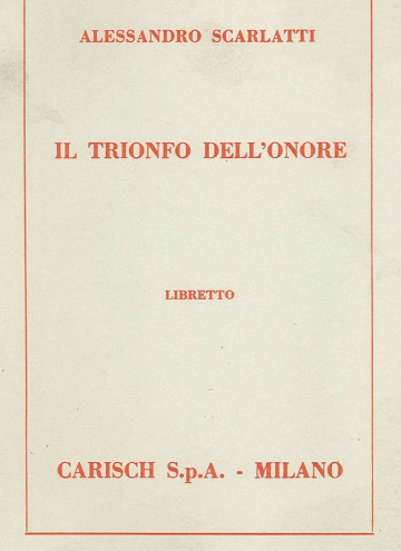 Il trionfo dell’onore (llibret)