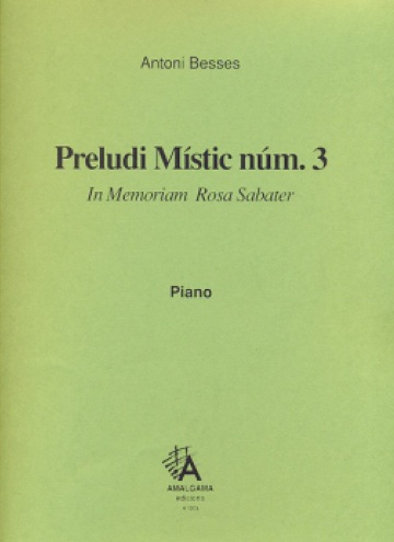 Mystic prelude no. 3, for piano