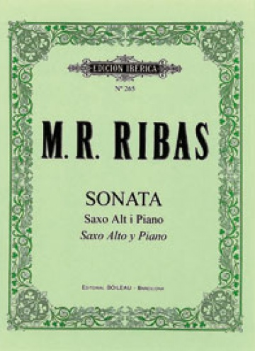Sonata saxo alto Mi bemol y piano, de M. Rosa Ribas